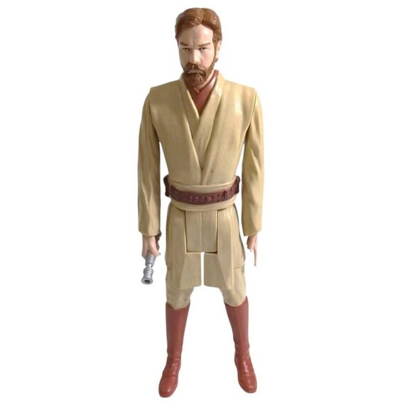 Star Wars Young Obi-Wan Kenobi Jedi‎ 12” Action Figure Hasbro 2013 - Picture 1 of 6